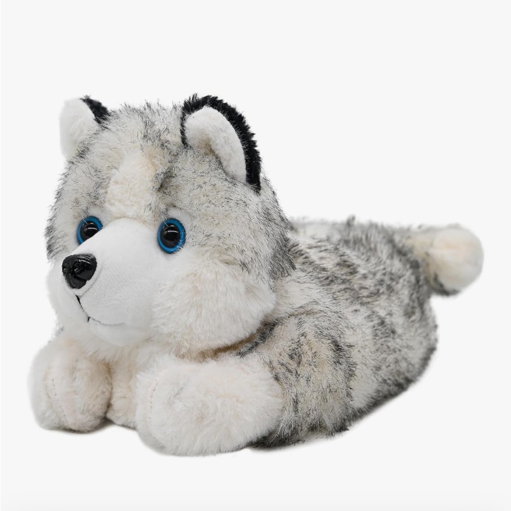 Onmygogo Fuzzy Winter Animal Dog House Slippers for Men and Women Size 7-9